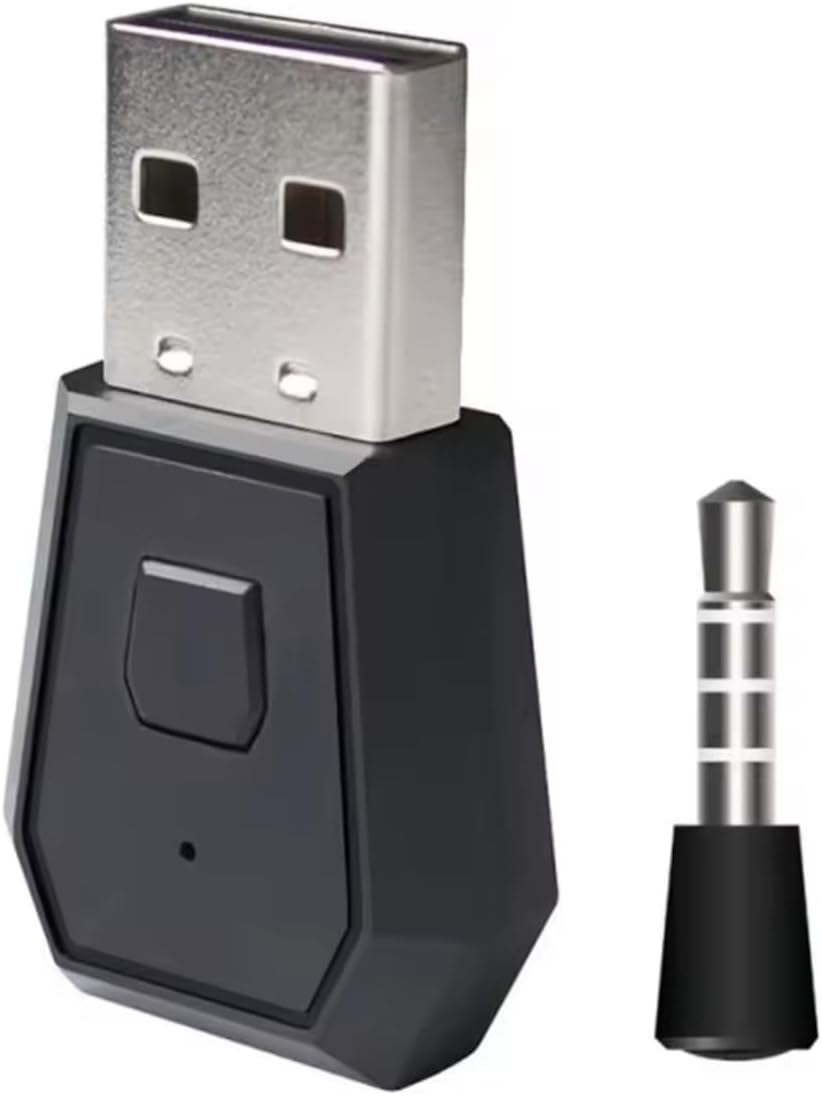 Adaptador Bluetooth USB para PS4 e PS5 - Áudio e Microfone