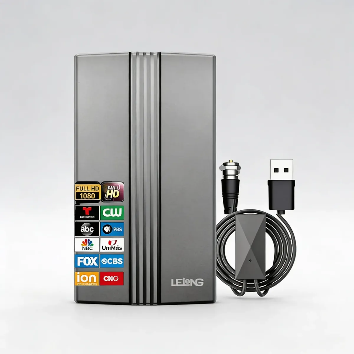 Antena Digital Lelong LE-3094-17 4K Interna/Externa 28dBi Cabo 10m — foto 3
