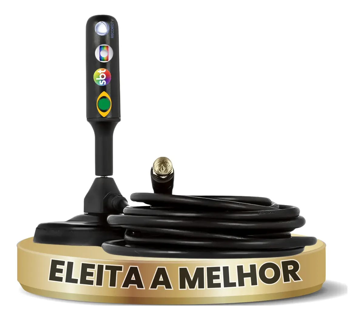Antena Digital Interna HDTV 4,5 Metros - Amplificação 3,5 dBi