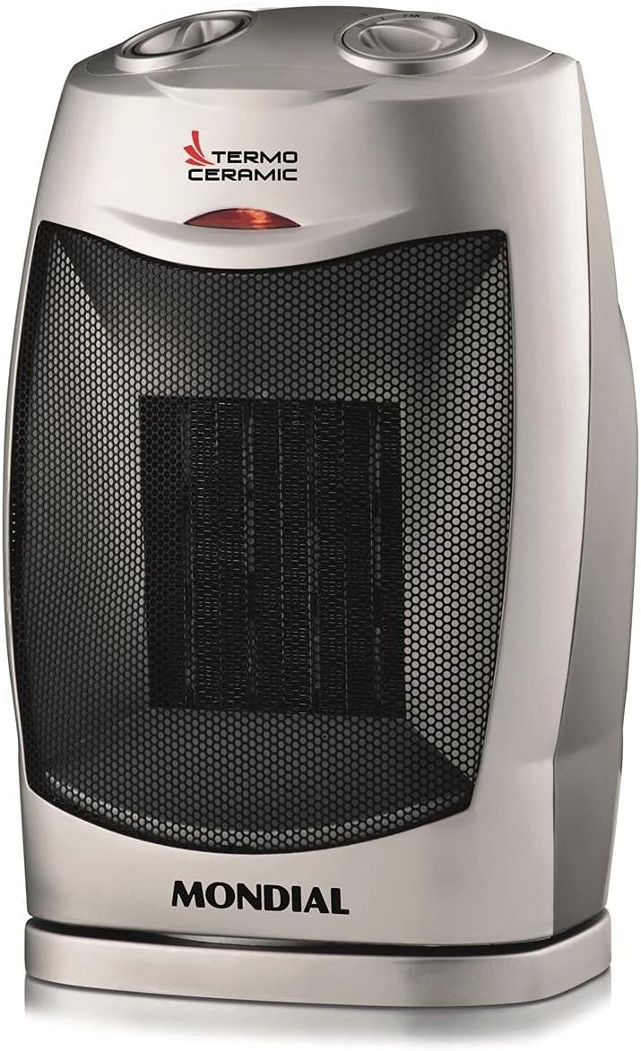Aquecedor Termo Ceramic Mondial A-05 1500W 110V Preto e Prata — foto 4