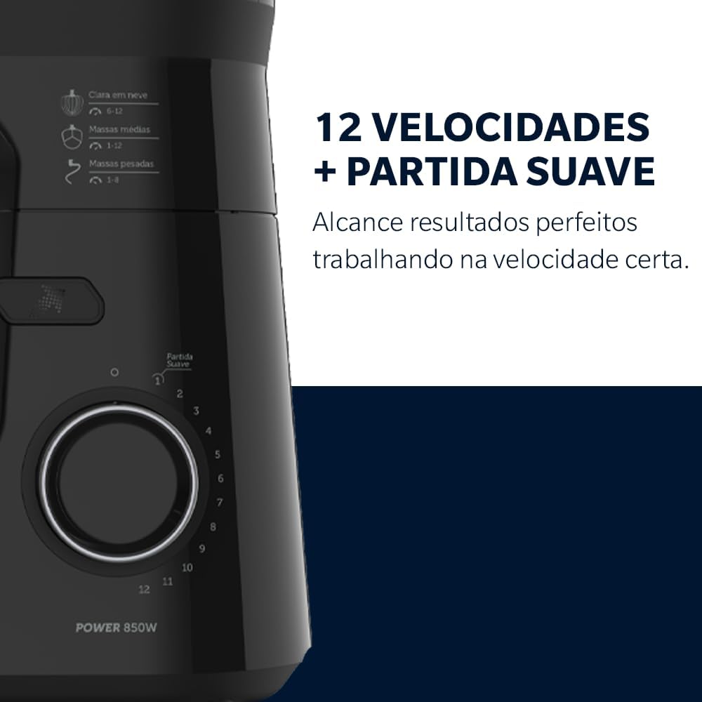 Batedeira Planetária Oster 850W com Bowl de 4L e 3 Batedores — foto 5