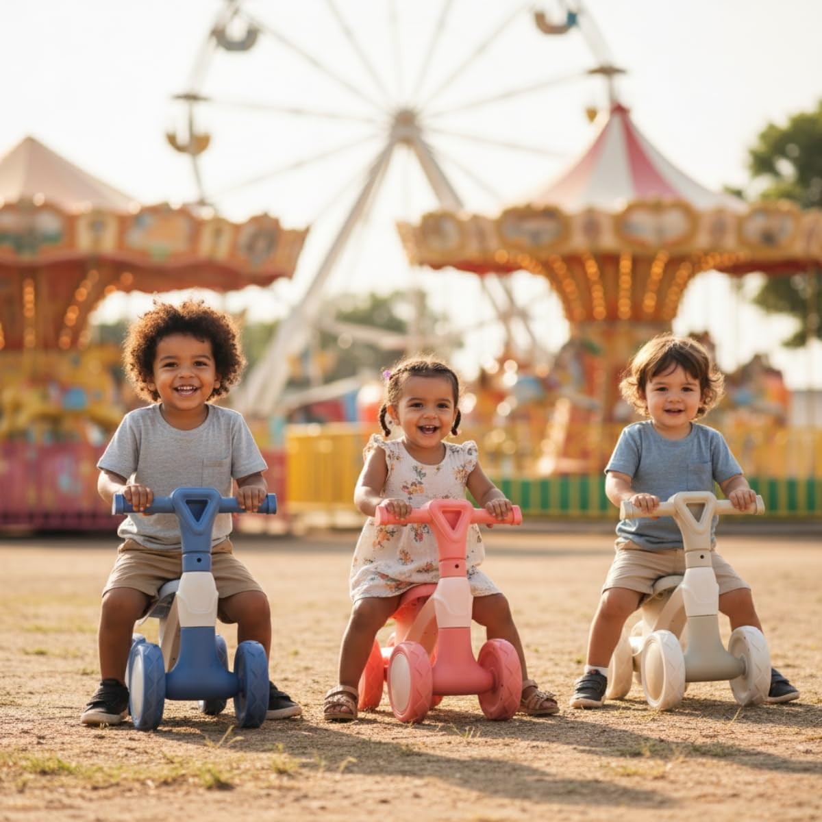 Bicicleta de Equilíbrio Infantil Zippy Toys 11090 - Azul — foto 6