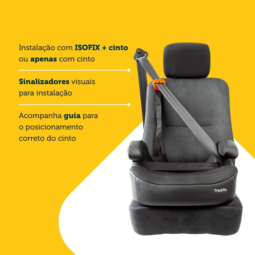 Booster Safety 1st Trackfix com Isofix - Black — foto 4