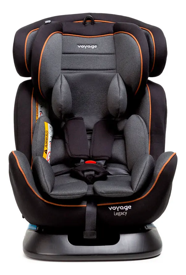 Cadeirinha Infantil Reclinável Legacy Voyage Cinza e Preto Mescla