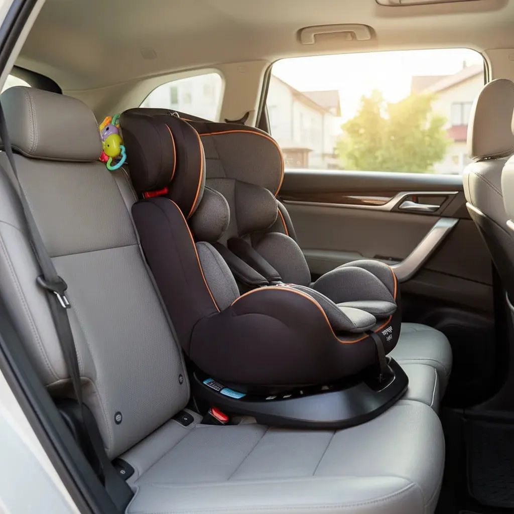 Cadeirinha Infantil Reclinável Legacy Voyage Cinza e Preto Mescla — foto 2