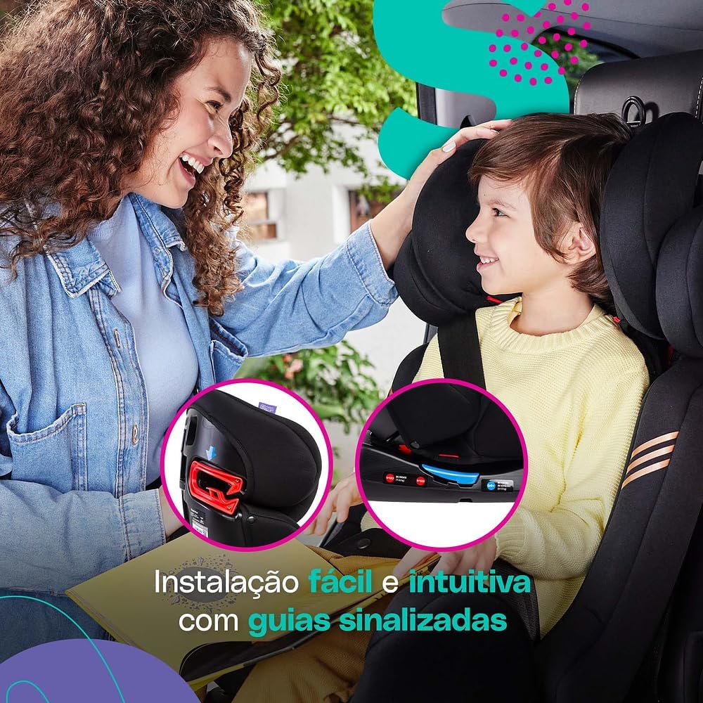Cadeirinha para Auto Cosco Progress - Até 36kg com 2 Posições de Inclinação — foto 6