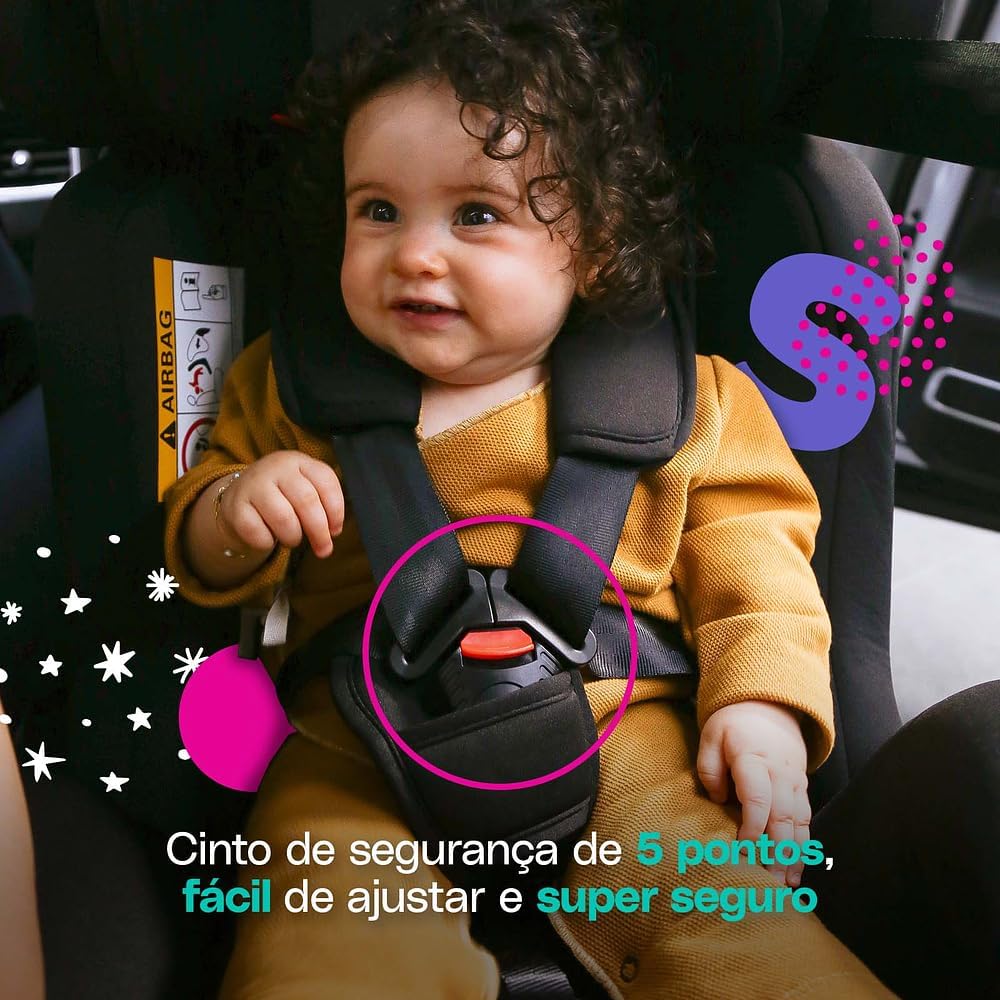 Cadeirinha para Auto Cosco Progress - Até 36kg com 2 Posições de Inclinação — foto 5