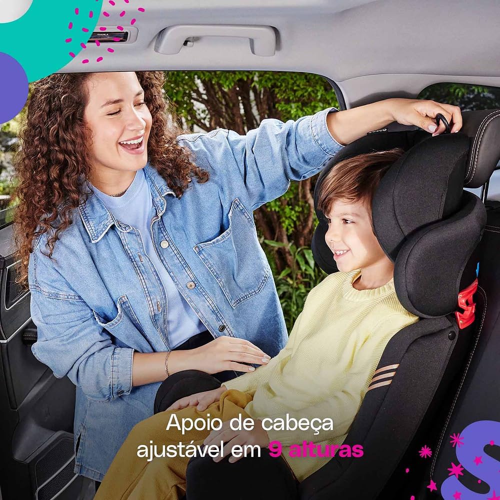 Cadeirinha para Auto Cosco Progress - Até 36kg com 2 Posições de Inclinação — foto 4