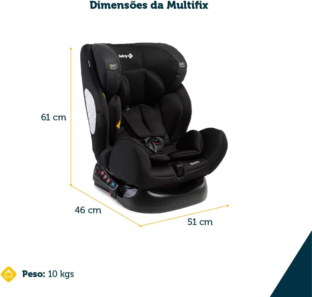 Cadeirinha para Auto Safety 1st Multifix Multigrupos 0 a 36kg com Air Protect — foto 4