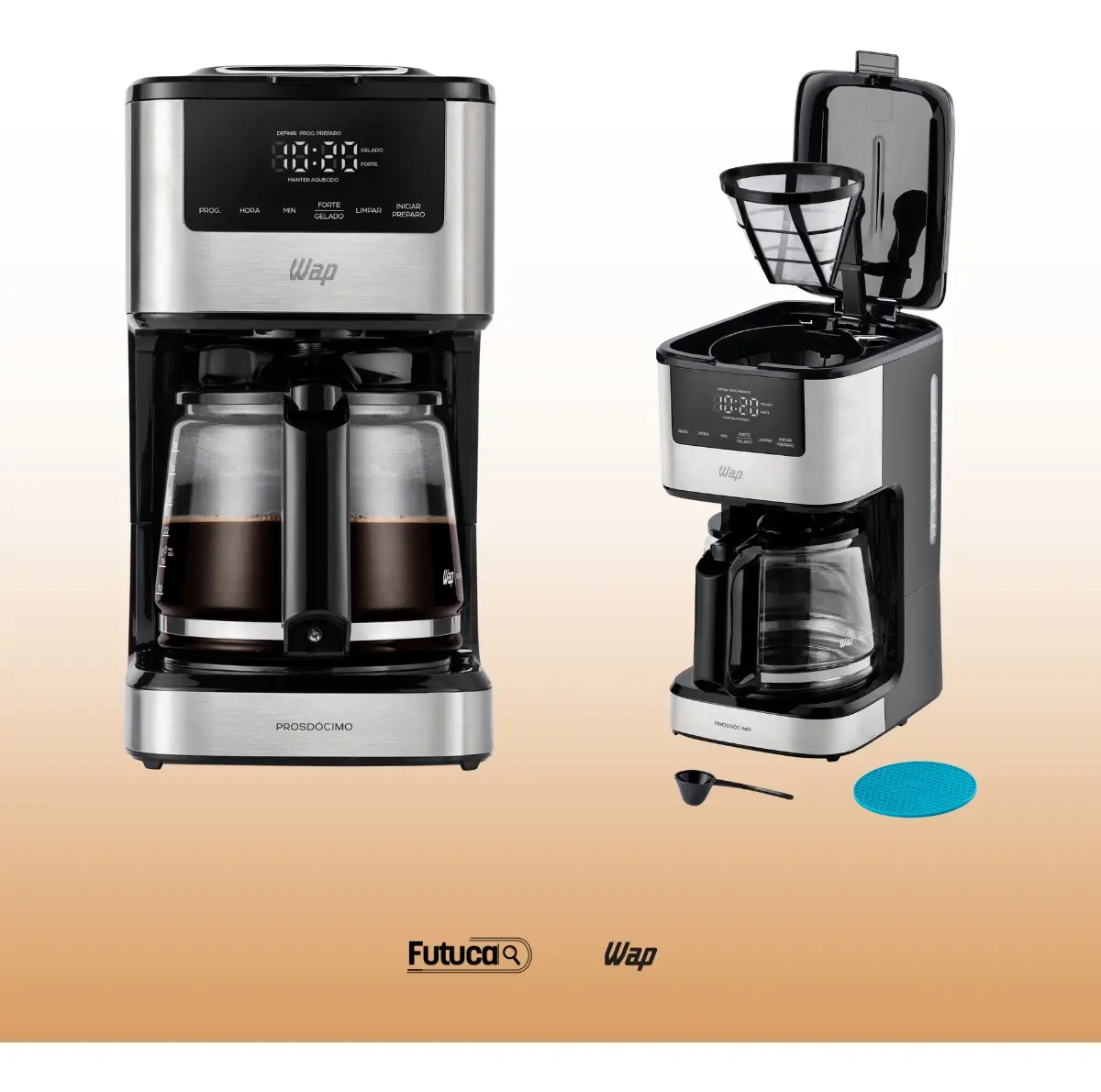 Cafeteira Inteligente Elétrica WAP Aroma Digital Programável 1,5L — foto 3