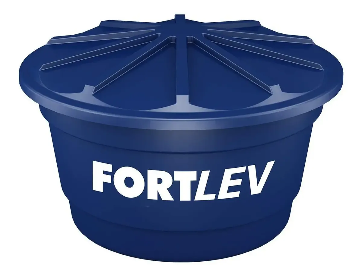 Caixa d'água Fortlev 2000L Vertical Polietileno Azul — foto 2