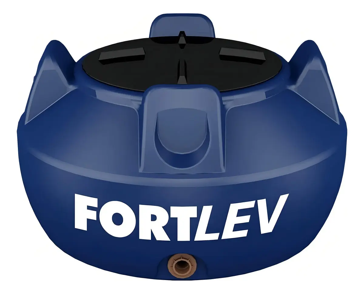 Caixa D'água Fortlev 500L Tampa de Rosca Azul — foto 4