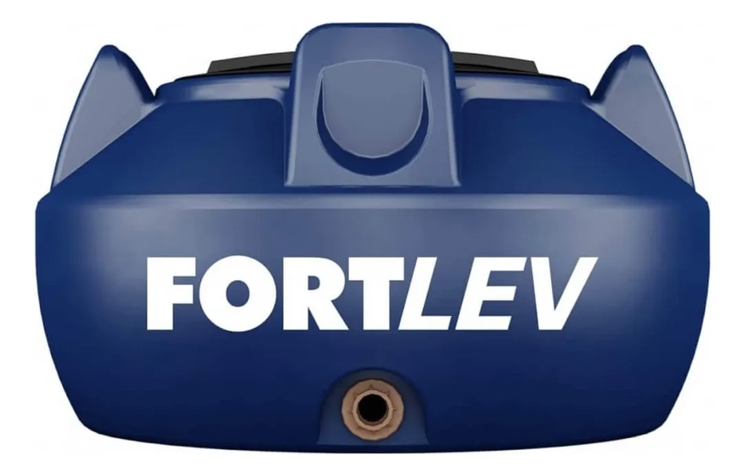 Caixa D'água Fortlev 500L Tampa de Rosca Azul