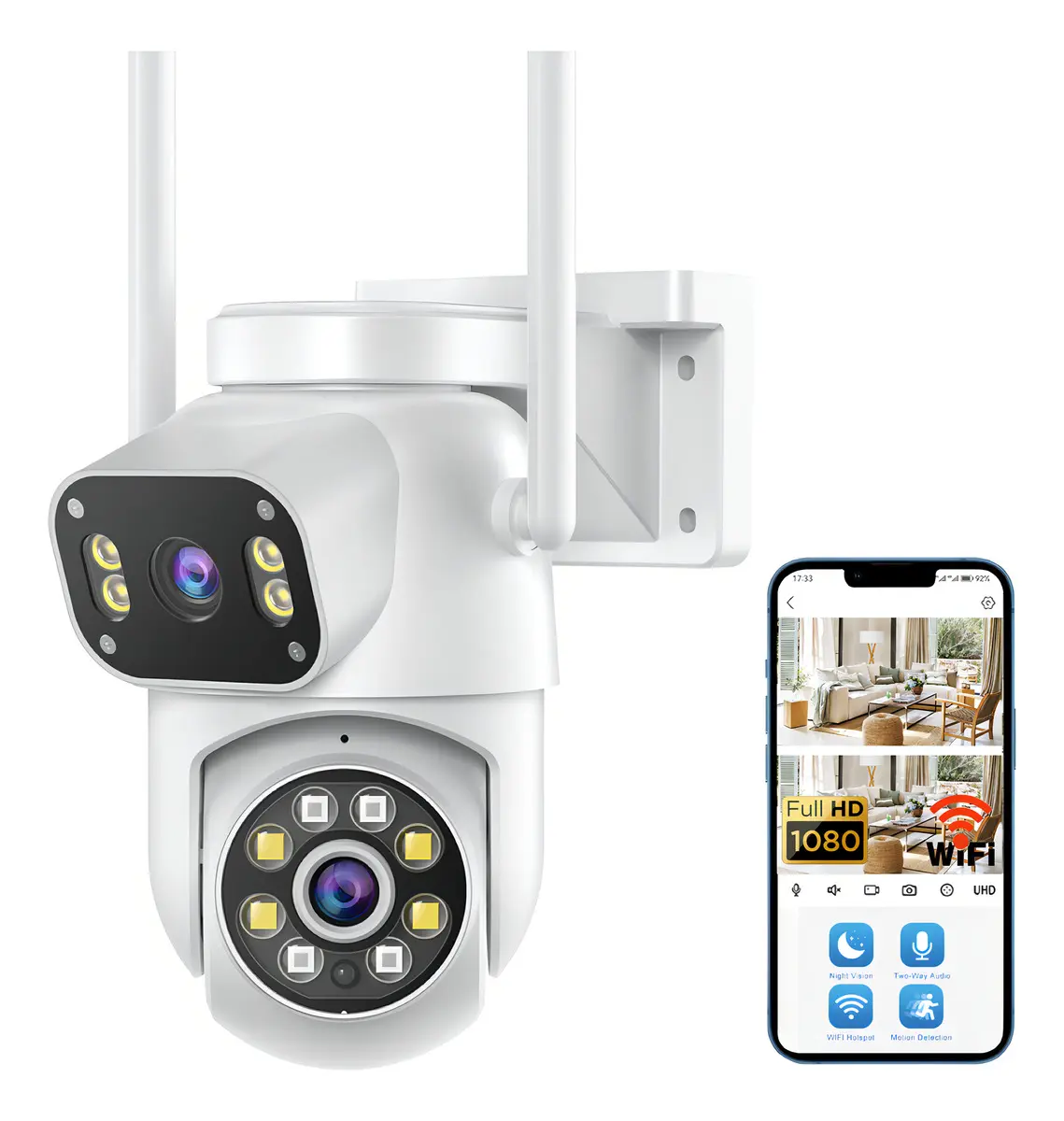 Câmera de vigilância externa MVPsmart DQ8 - Full HD, Bivolt 110V/220V — foto 2