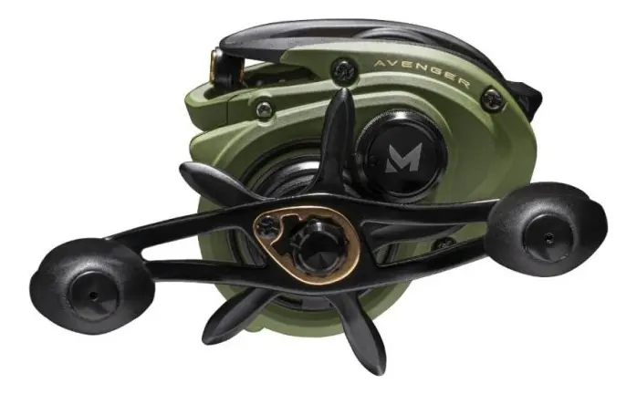 Carretilha Marine Sports Avenger 11000 Verde Lado Esquerdo