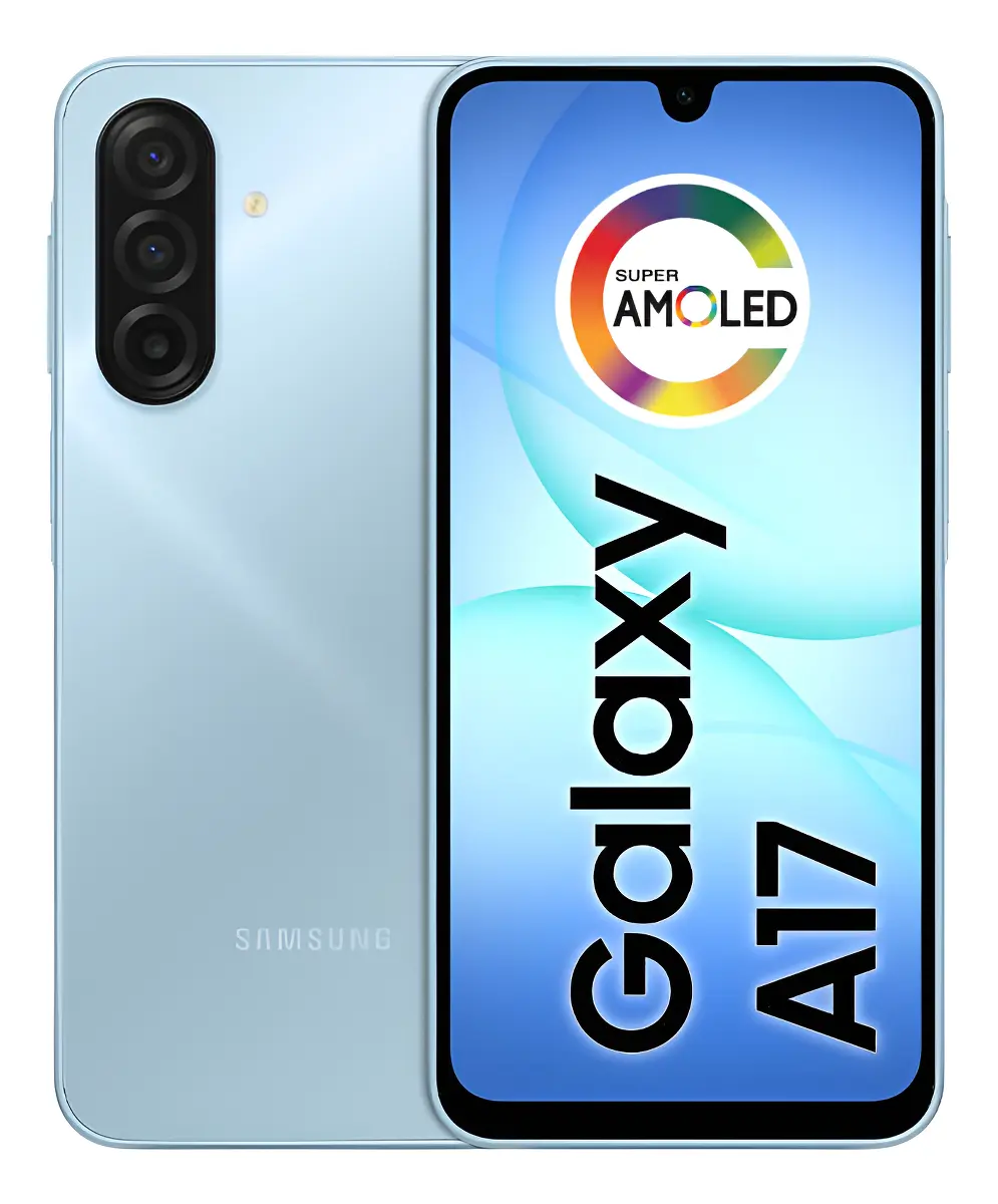 Celular Samsung Galaxy A17 - 256GB, 8GB RAM, Câmera 50MP, Tela 6.7" - Azul