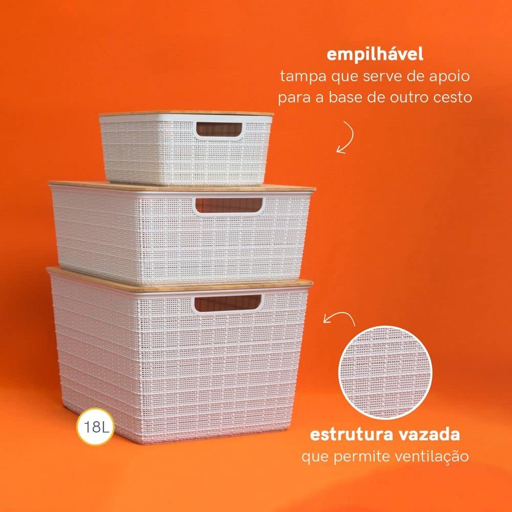 Cesto Organizador Multiuso Versátil - Design Moderno — foto 6