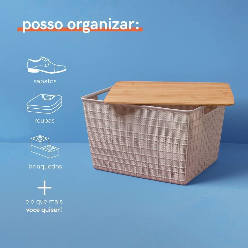 Cesto Organizador Multiuso Versátil - Design Moderno — foto 4