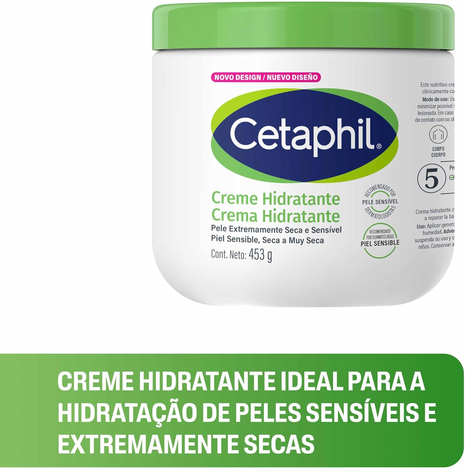 Cetaphil Creme Hidratante 453g - Galderma BR — foto 3