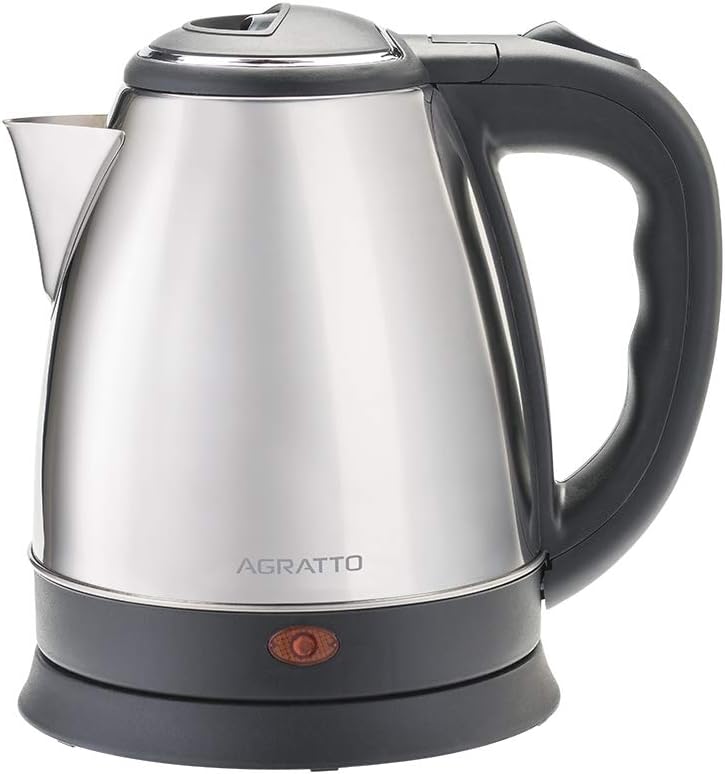 Chaleira Elétrica Inox 1.8L com Trava de Segurança e Base Removível