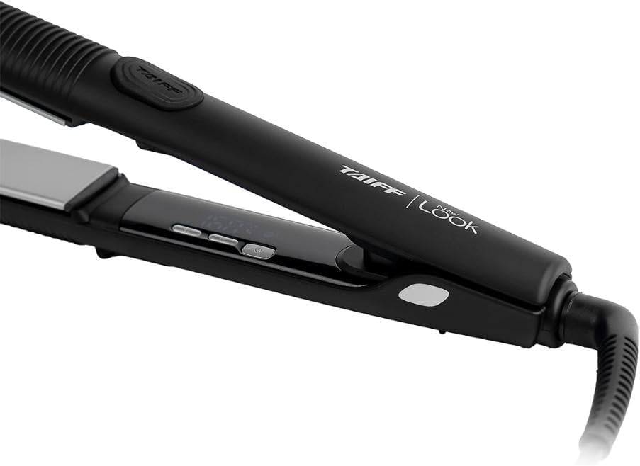 Chapa Taiff New Look 240° Profissional Cerâmica Bivolt Preta Digital — foto 6