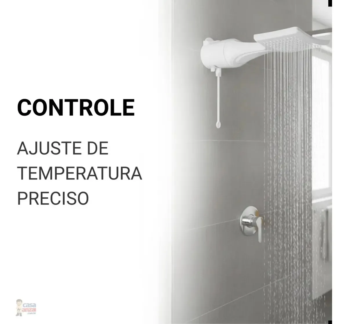 Chuveiro Lorenzetti Loren Shower Ultra Eletrônico 7500W 127/220V — foto 4