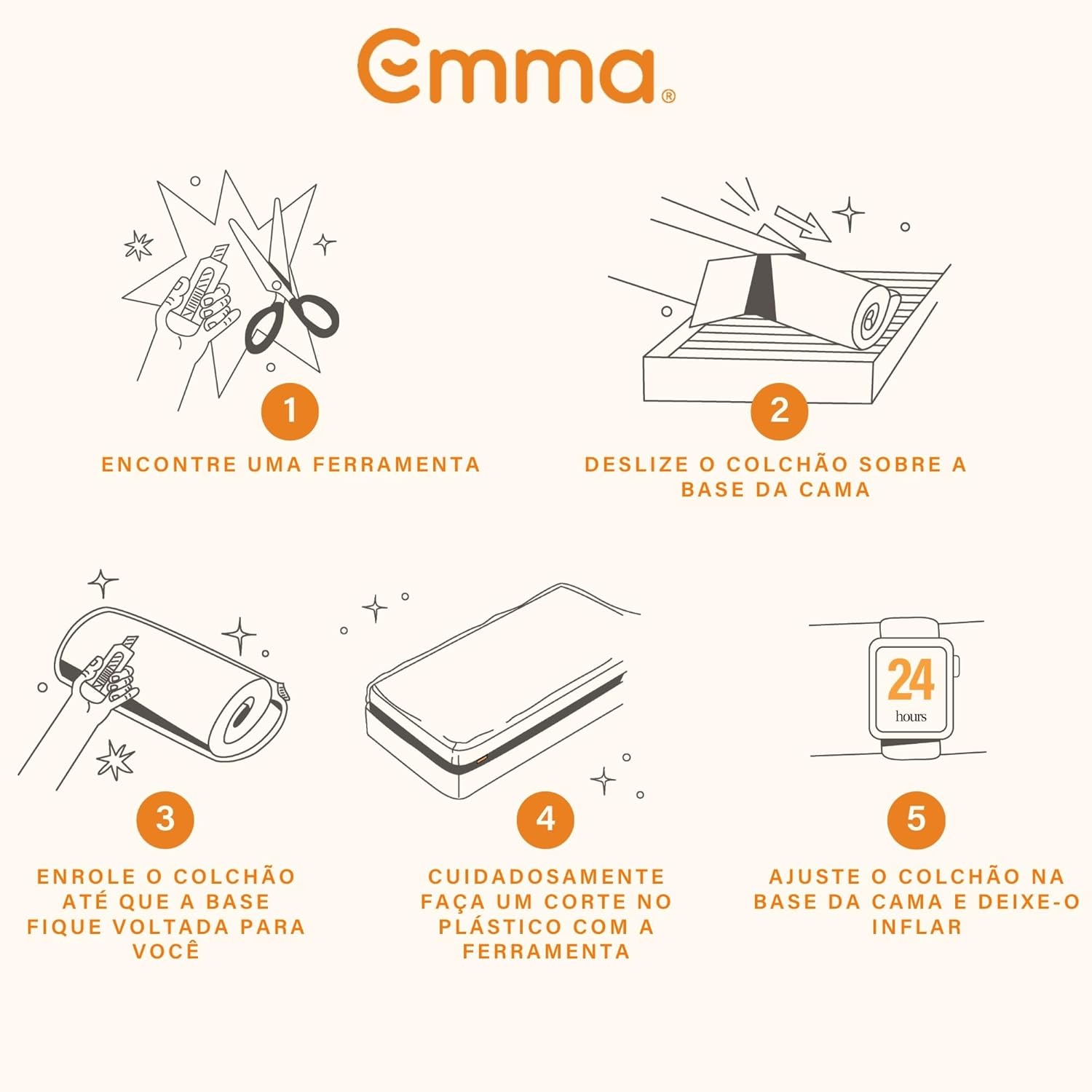 Colchão Emma Basics 17 Espuma D28 - Firme e Confortável — foto 5