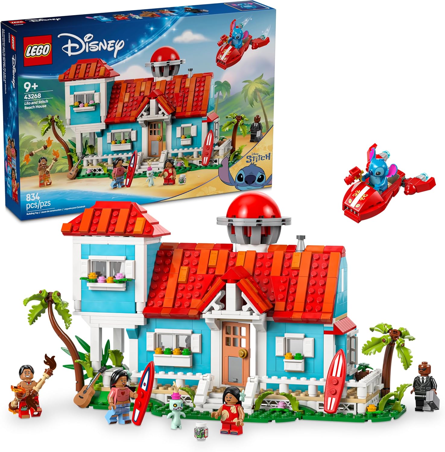 LEGO Disney Casa de Praia Lilo e Stitch 43268