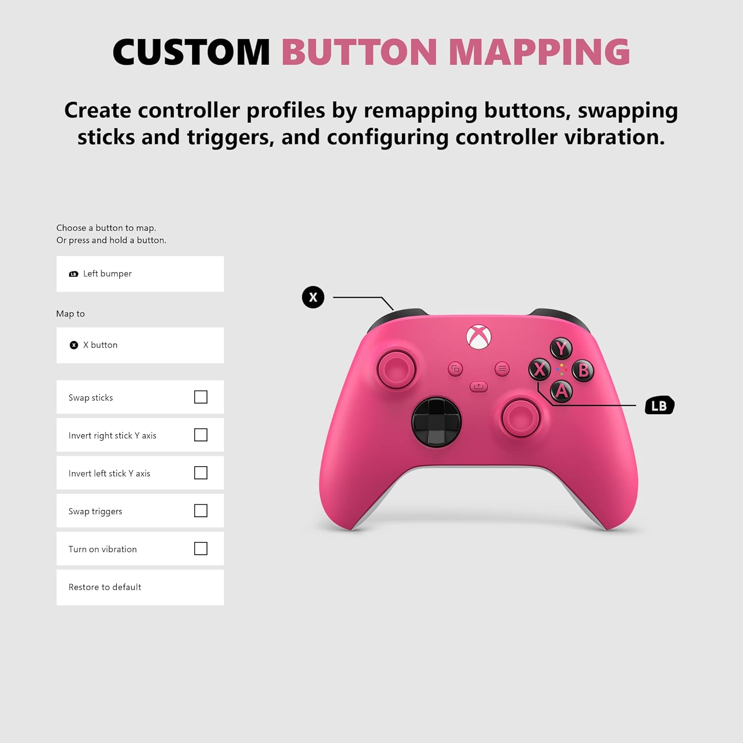 Controle QAU-00082 com Conector para Fone, Vibração Rumble e Joysticks Analógicos — foto 4