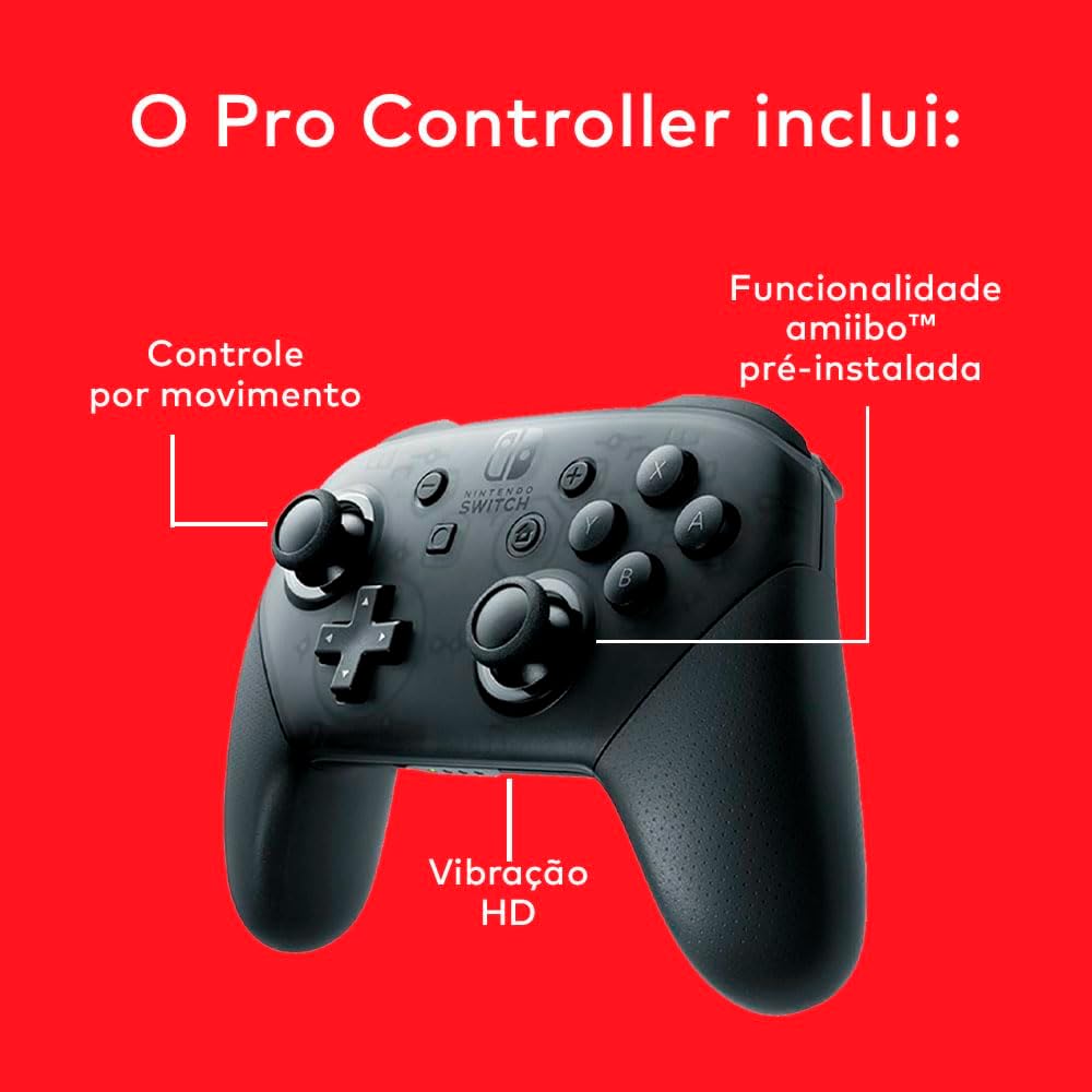 Controle Pro Nintendo Switch - Versátil e Imersivo — foto 2
