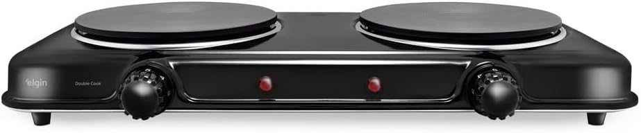 Cooktop Elétrico Portátil Elgin 220V com 2 Bocas