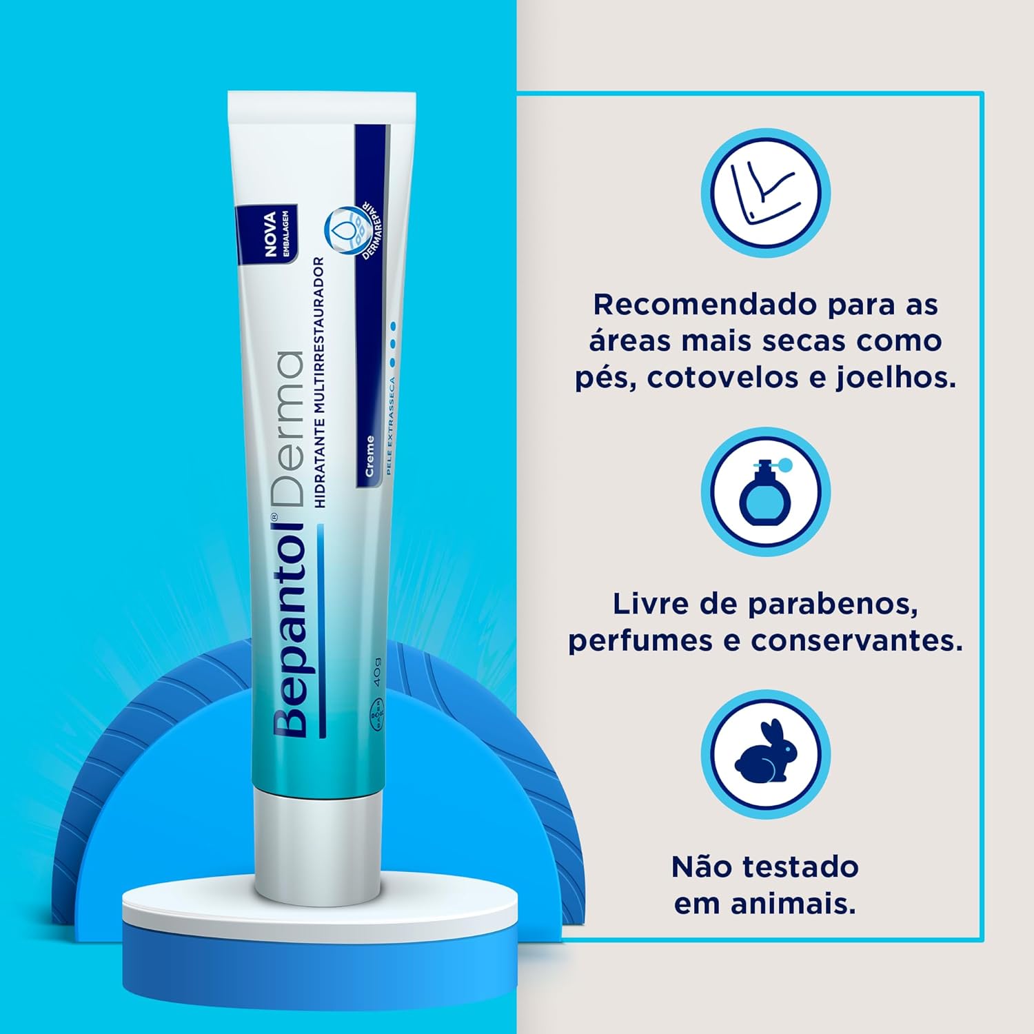 Creme Hidratante Corporal Bepantol Derma 40g — foto 3