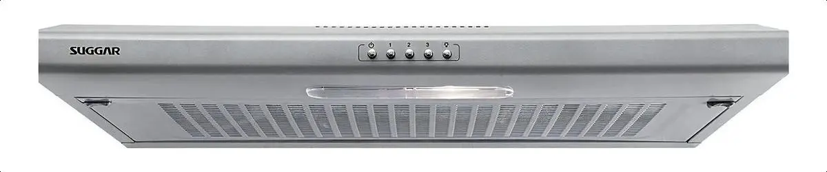 Depurador de Cozinha Suggar Slim com Manta DI801PT - Aço Inoxidável - 80cm - Bivolt