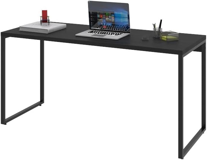 Escrivaninha Compace Kuadra Me150-E10 Industrial 150cm Preto Onix — foto 5