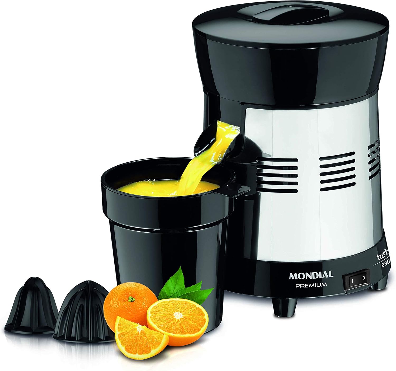 Espremedor de Frutas Britânia 250W 1 Litro com 2 Cones