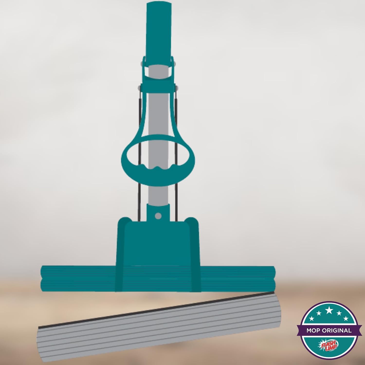 Flash Limp Mop 7671 - Mop Limpeza Geral Plus Verde — foto 3