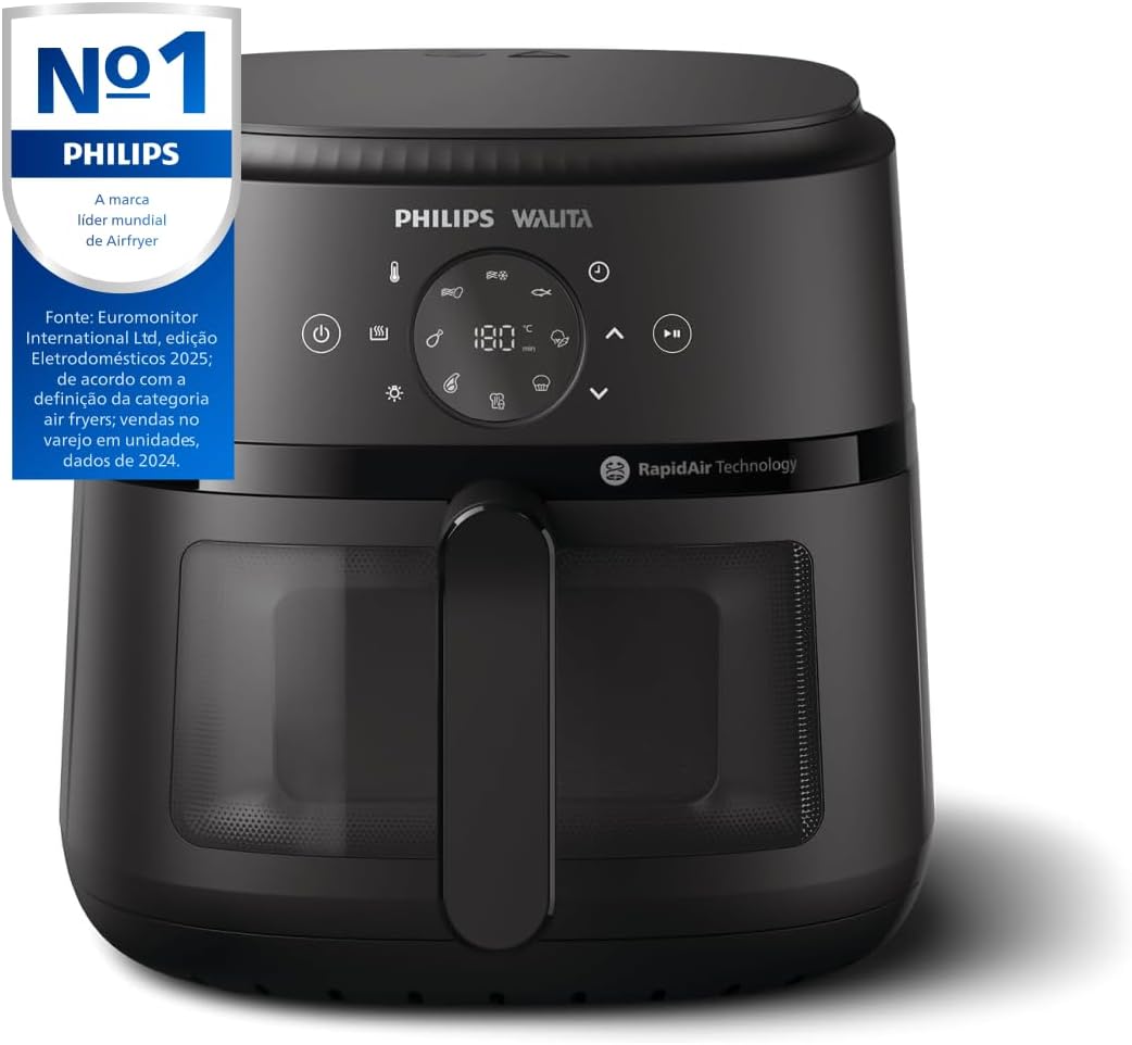 Fritadeira Airfryer Philips Walita com Tecnologia RapidAir e 13 Modos de Preparo — foto 2