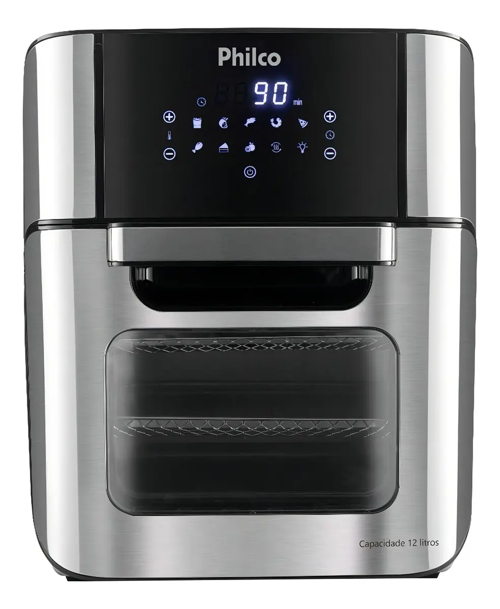 Fritadeira e Forno Air Fry Oven Philco PFR2200P 12L Bivolt
