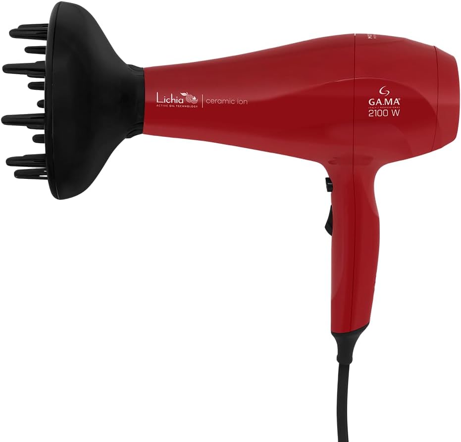 GA.MA Italy Secador de Cabelo Lichia Ceramic Ion 2100W 127V