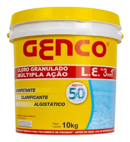 Genco 3 em 1 Balde 10kg para Piscina - Tratamento Completo — foto 2