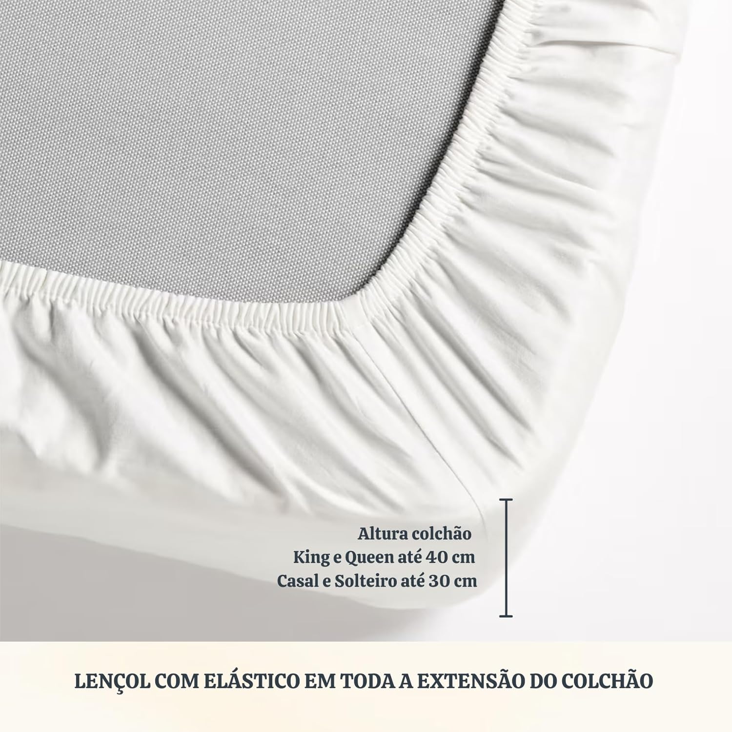 Jogo de Cama Percal 100% Algodão Antialérgico - 4 Peças — foto 6