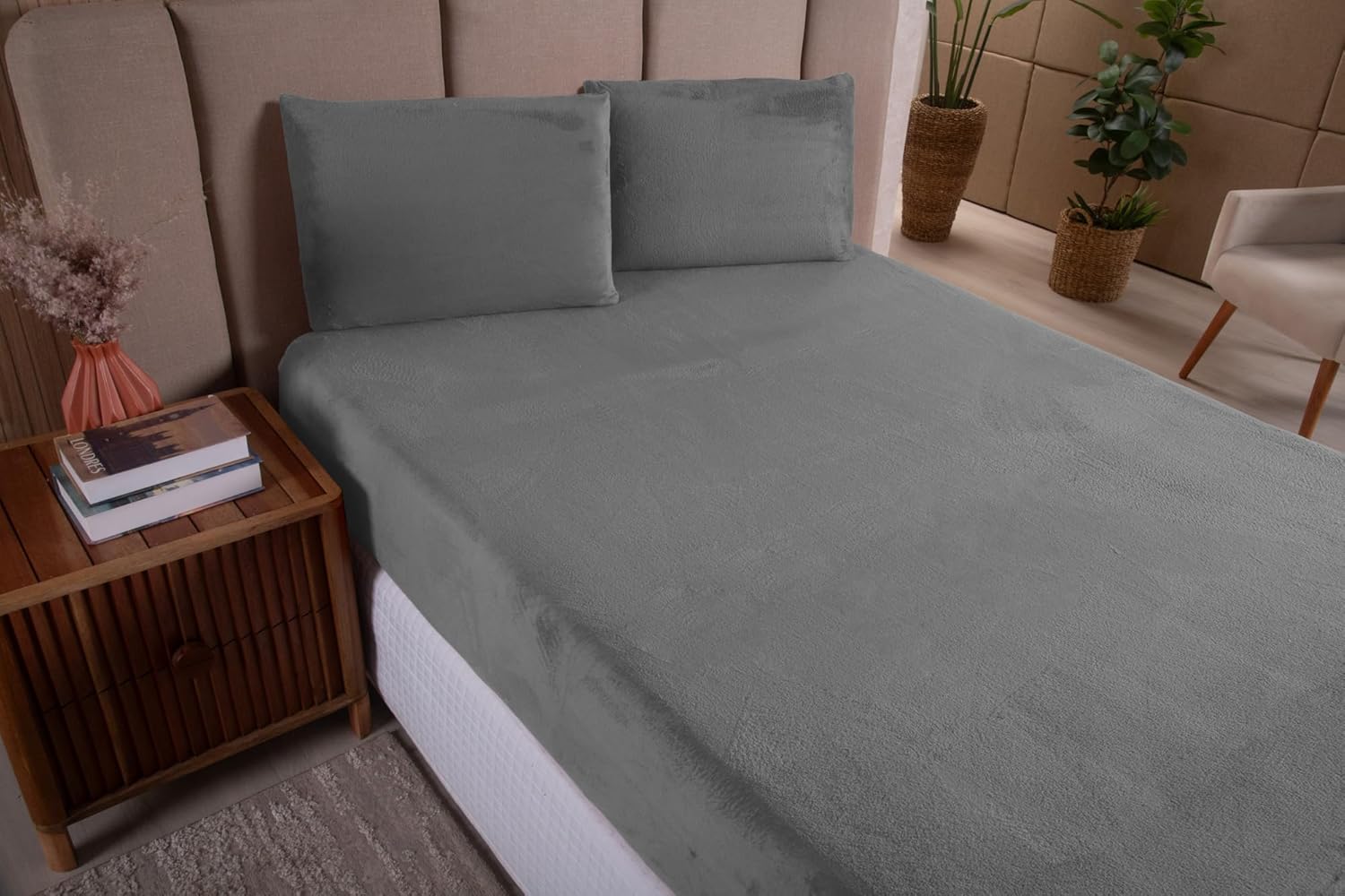 Jogo de Cama Soft Plush 3 Peças Casal - Conforto para Inverno — foto 2
