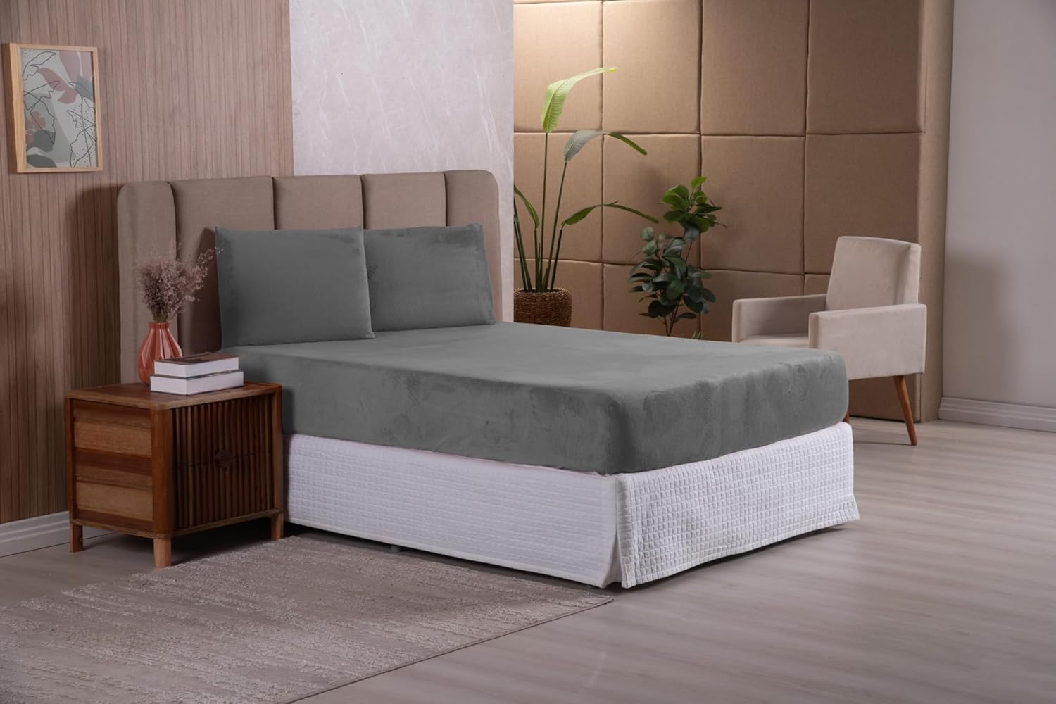 Jogo de Cama Soft Plush 3 Peças Casal - Conforto para Inverno