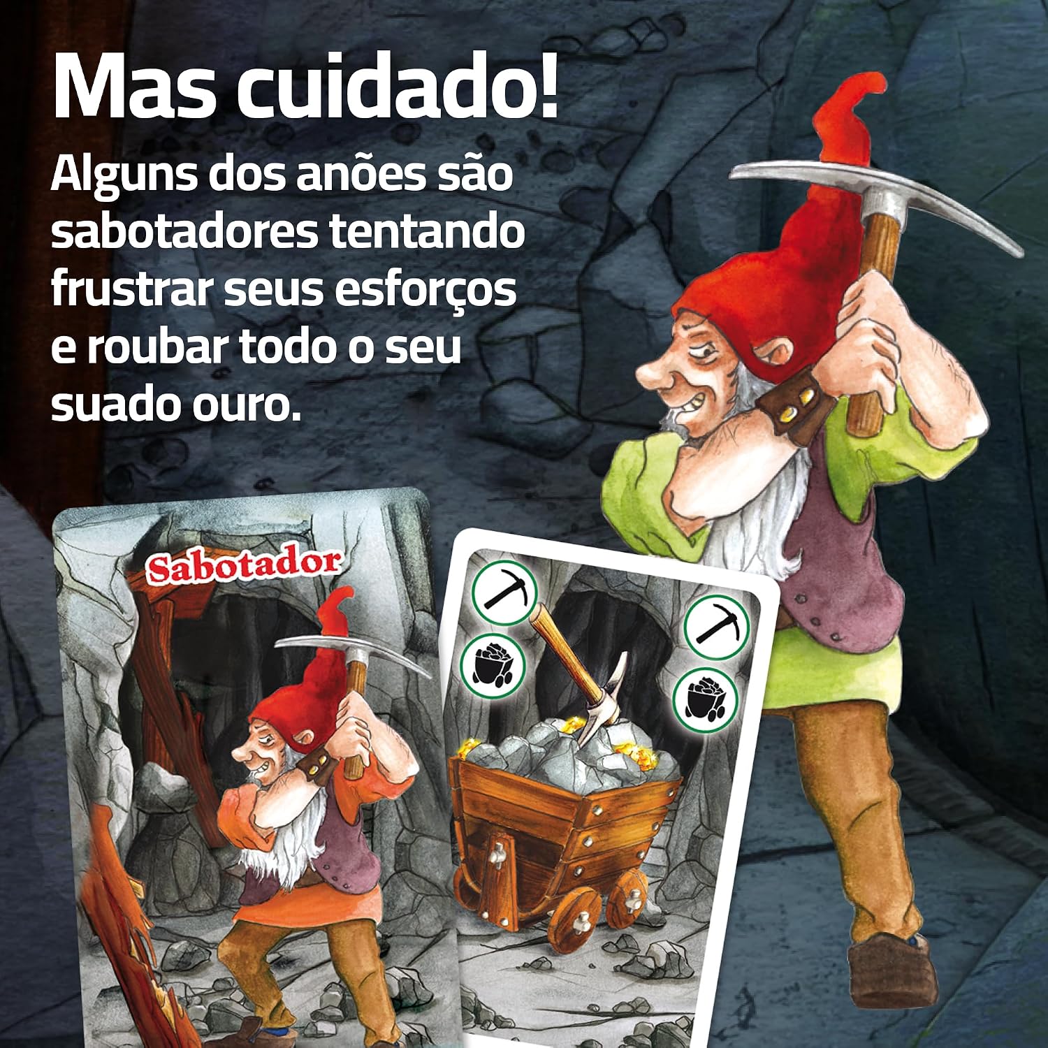 Jogo de Cartas Saboteur - Frederic Moyersoen — foto 5