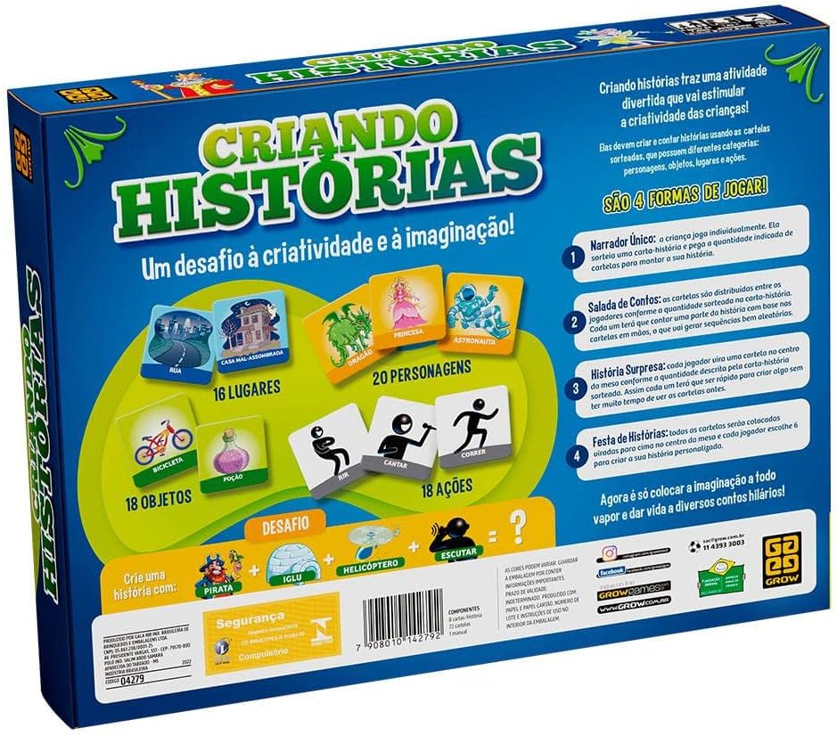 Jogo Educativo Criando Histórias - Estimula Criatividade e Fluência Verbal — foto 2