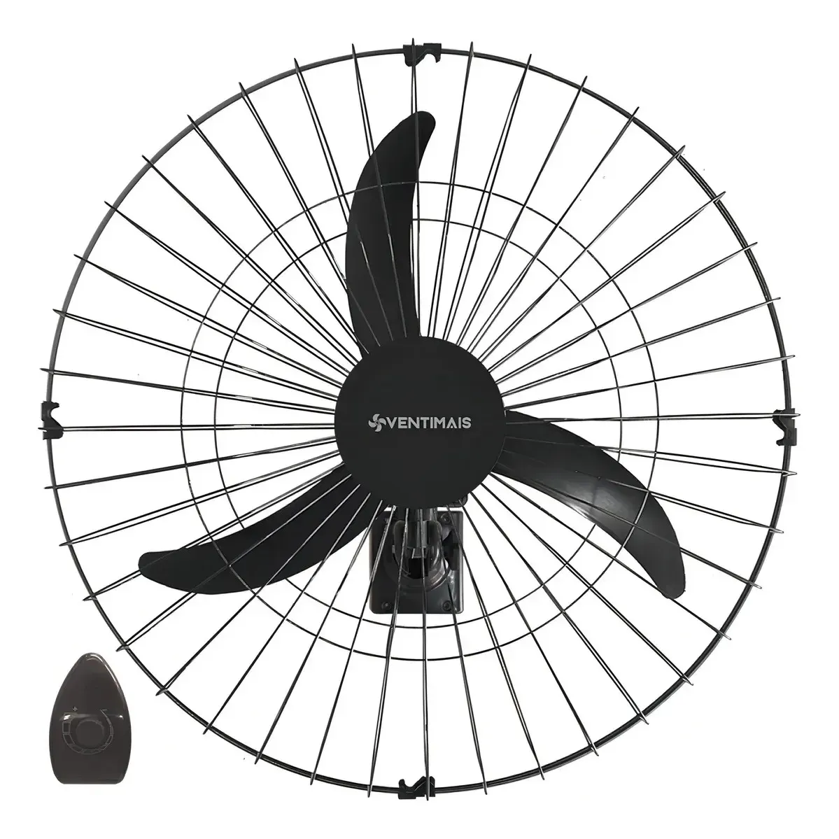Ventimais Ventilador de Parede VOP60cm Premium Bivolt 200W - Kit com 2 Unidades