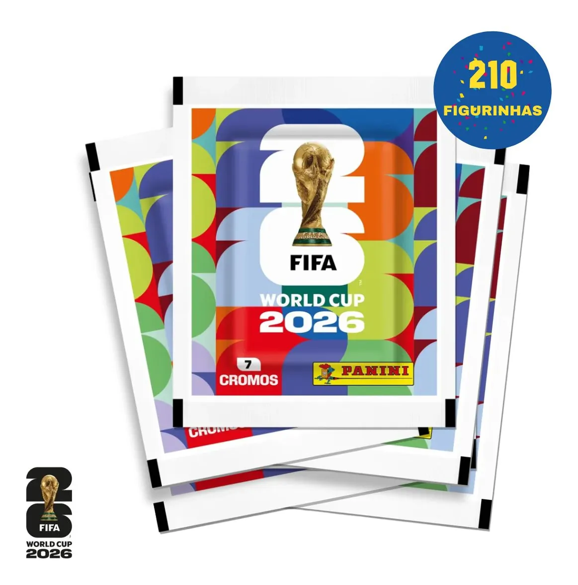 Kit 30 Envelopes Figurinhas Copa do Mundo 2026 - Panini
