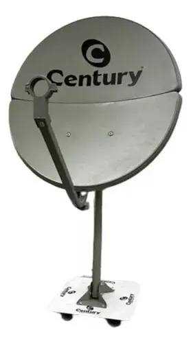 Kit Antena Parabólica Century 60cm Banda Ku com Receptor Midiabox B5 — foto 3