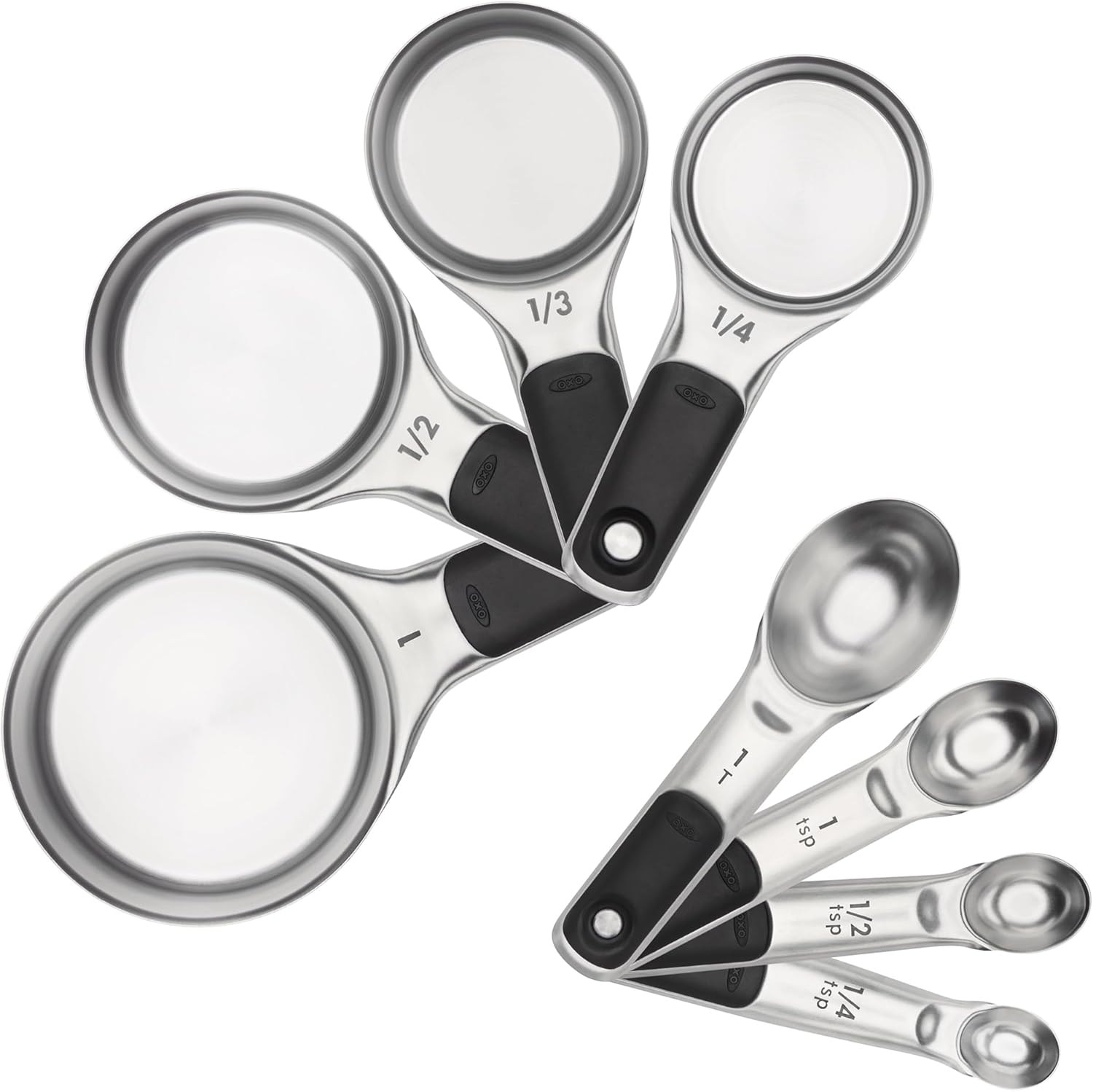 Kit de Medidores OXO Good Grips em Aço Inoxidável - 8 Peças