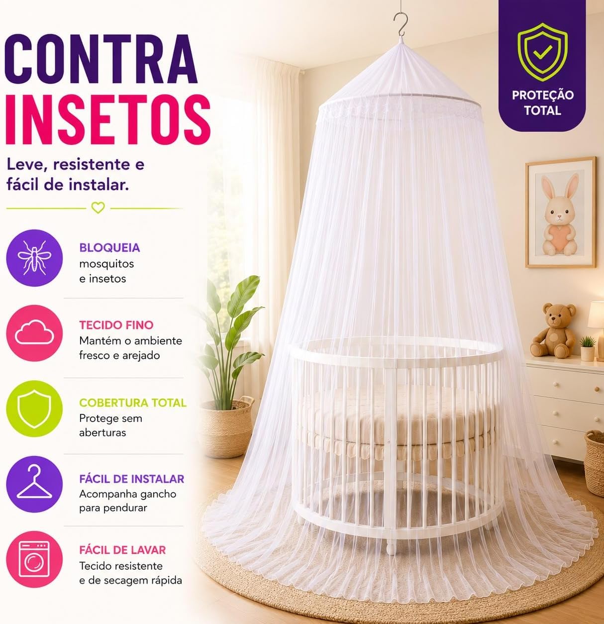 Kit Decorativo Somniee para Quarto Infantil - Elegante e Versátil — foto 2